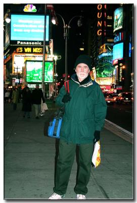 Mark in Times Square