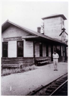 Afton Junction rail station, circa early 20's