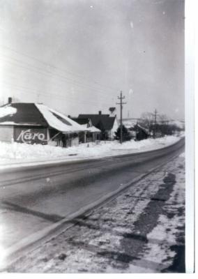 Kilgore Store, home and Talmage School - 1940