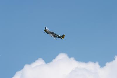 P51 Above the Clouds