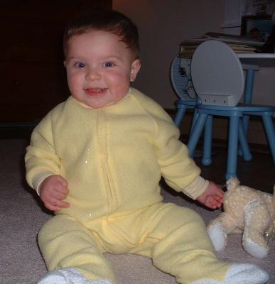 I can sit up!