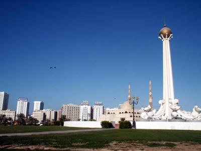 Al-Ittihad Square with the Union Monument, Sharjah