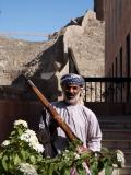 Omani man with rifle, Muscat