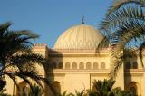 Late afternoon sun lights the Grand Mosque