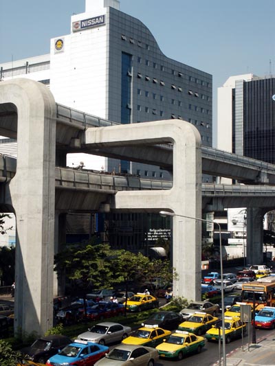 Siam Square, Bangkok Sky Train