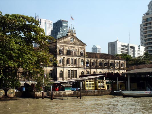 Old riverside building, Bangkok