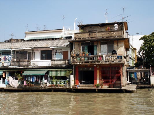 Riverfront homes, Bangkok