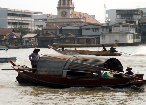 Boat and Church of Santa Cruz