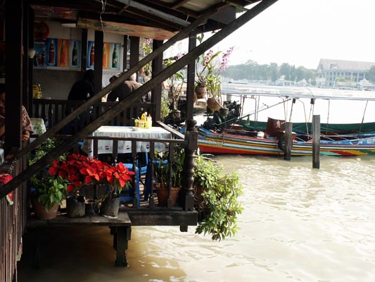 Cafe on the water, Thien Ferry Pier