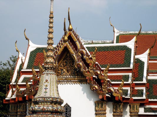 Roof detail, Wat Pho, Bangkok