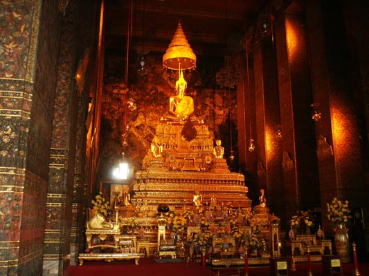 Inside the Ubosot, Wat Pho, Bangkok