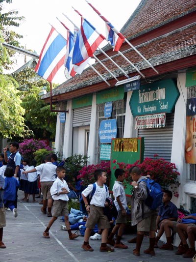 Boy's school, Wat Pho, Bangkok