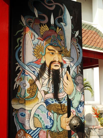 Painted door, Wat Pho, Bangkok