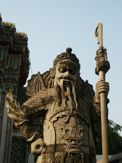 Stone guardian, Wat Pho