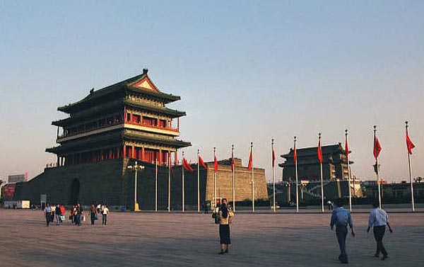 Quianmen, the gate on the southern end of Tiananmen Square, Beijing