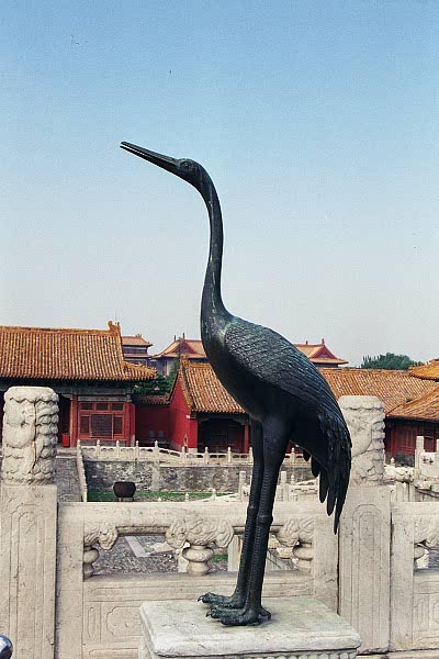 Crane shaped Incense Burner, Forbidden City