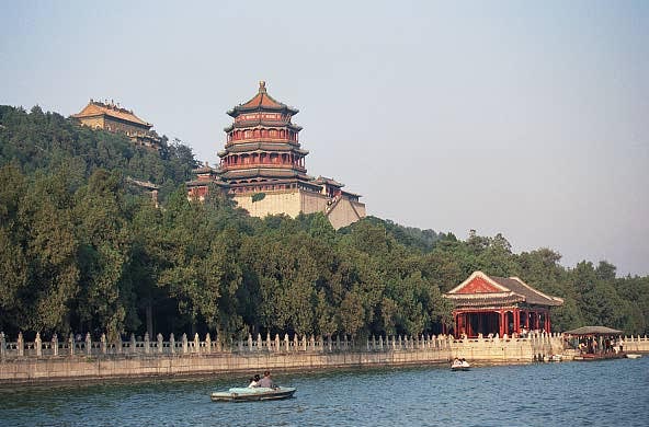 An earlier visit to the Summer Palace in October, Beijing