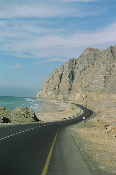 The road from Bukha to Khaseb, Musandam Peninsula