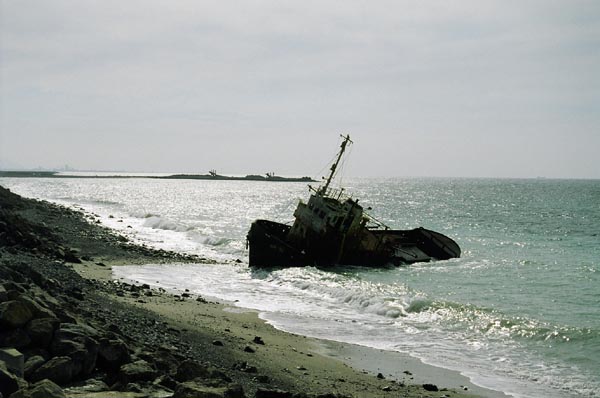 Shipwreck, Persian Gulf, Musandam Peninsula, Oman