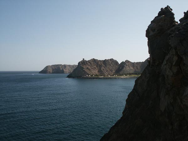 View of the coast at Muscat