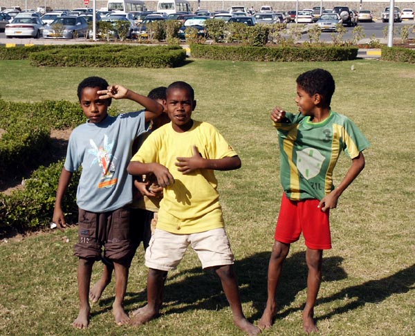 Local kids, Muscat