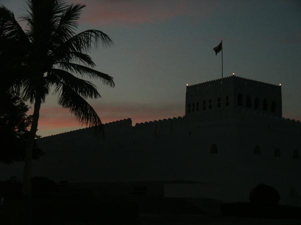 Dusk at Sohar Fort