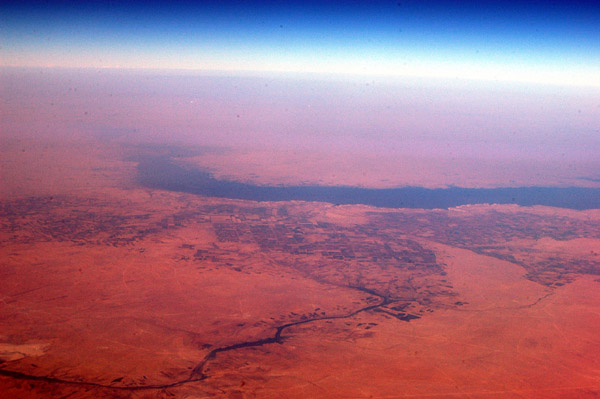 Lake Asad on the Euphrates River, Syria