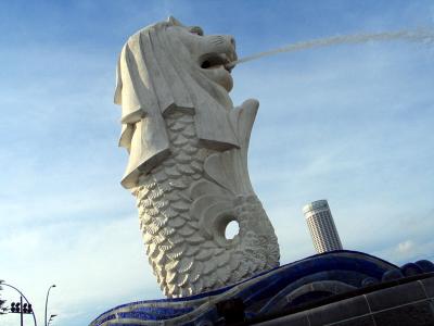 Merlion. Sculpted by Lim Nang Seng in Sept, 1972 to bring in tourist money