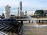 Merlion Park. Entrance is free. Offers a nice view of the Singapore skyline.