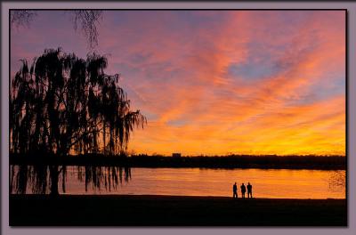Tidal Basin Sun Set - Washington D.C.