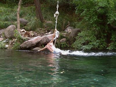 Pulling the useful rope to shore
