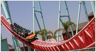 Rollercoaster at Knotts Berry Farm