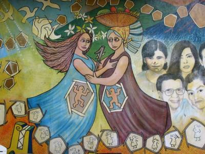 Mural at Casa Ave Maria -