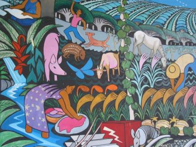 Mural of Country Life