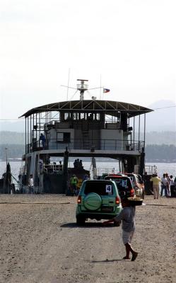 RORO (roll on roll off) boat.