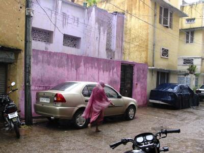 rainy morning, karol bagh