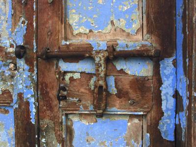 the blue door