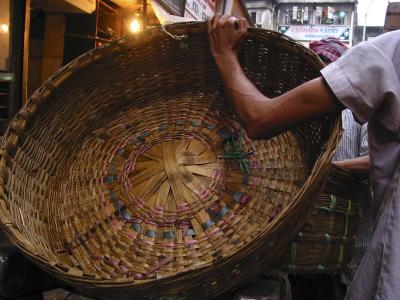 woman with basket