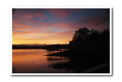 The Damariscotta River at dawn....