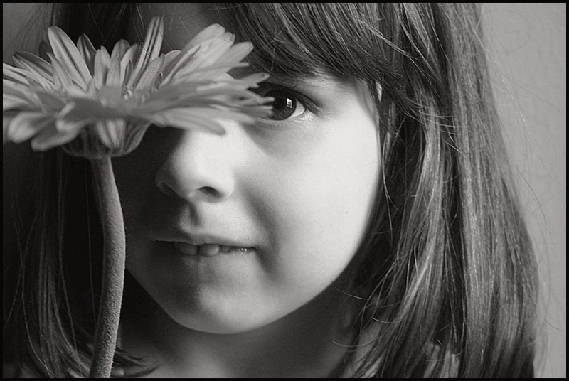 Peeking Shyly <br> by jude mc