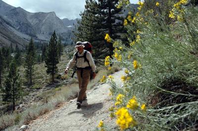Hiker Big Pine Trail