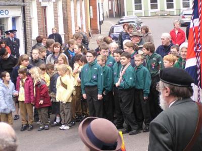 Sandwich memorial ceremony