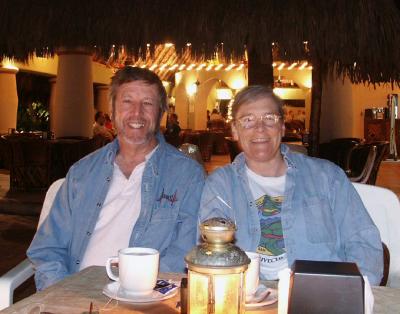 Dave & Linda in San Pancho, Nayarit, Mexico - 2003