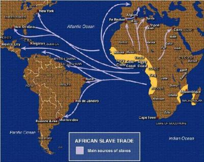 Slave Trade Map