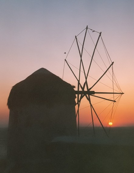 Sunset Windmill