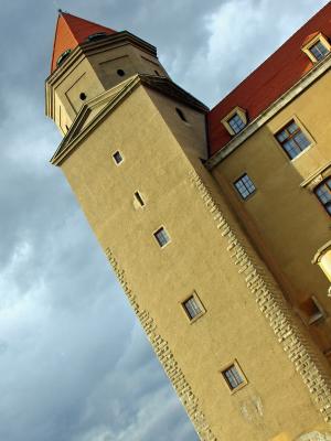 The Castle towers over the Danube