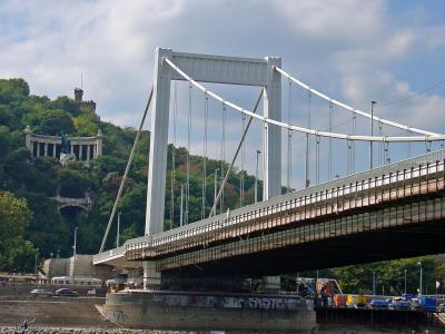 The Elizabeth Bridge over the Danube at Budapest