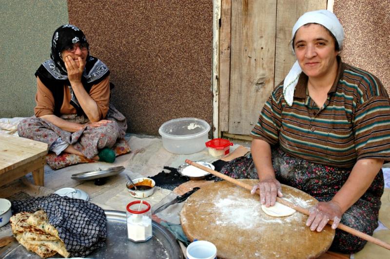 Niksar gozleme making