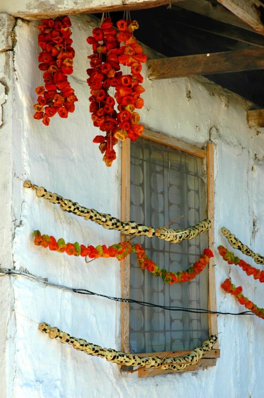 Niksar drying vegetables