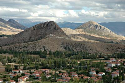 Turhal view from Kale